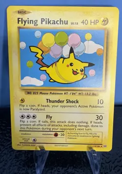 Pokemon TCG Flying Pikachu Evolutions 110/108 Regular Secret Rare - Image 1