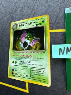 Pokemon Japanese Dark Golbat Team Rocket Vintage Holo No. # 042 015 💎NM💎 - Image 4