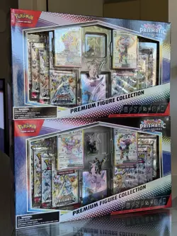 2x Pokemon TCG Scarlet & Violet Prismatic Evolutions Premium Figure Collection - Image 3