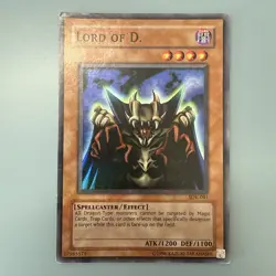 Vintage Yu-Gi-Oh! Lord of D. (SDK-041, Super Rare, Unlimited) 2002 - Image 1
