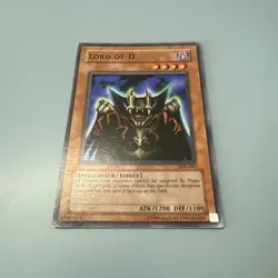 Vintage Yu-Gi-Oh! Lord of D. (SDK-041, Super Rare, Unlimited) 2002 - Image 4