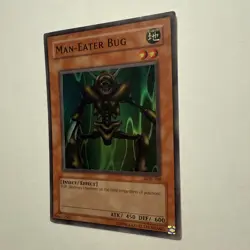 Man-Eater Bug Rare holo Unlimited LOB-108 Yugioh! - Image 2