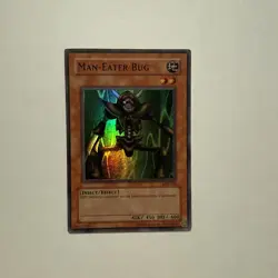 Man-Eater Bug Rare holo Unlimited LOB-108 Yugioh! - Image 4