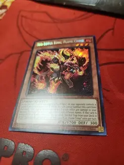 Yu-Gi-Oh! TCG Red Lotus King, Flame Crime Secret Rare BLTR-EN028 1st Ed NM - Image 5