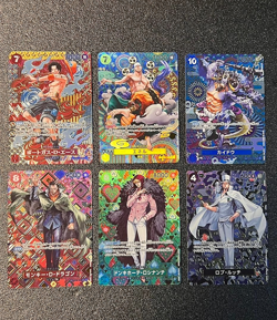 6 Set Special Parallel Ace,Enal,Kaido ONE PIECE CARD GAME Japanese - Image 1
