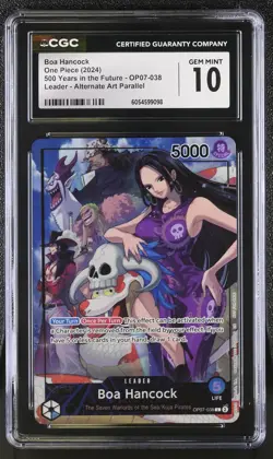 CGC 10 GEM MINT PSA MAGAZINE BOA HANCOCK 2025 ONE PIECE - PROMO CARDS LEADER - Image 1