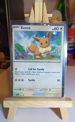 Eevee SVP 043 Holo Rare Black Star Promo Pokemon Card NM (A.O.C) - Image 1