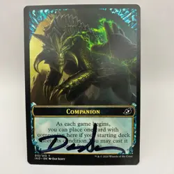 Companion Card Signed By Dan Scott Magic The Gathering, Artist Proof - Image 1