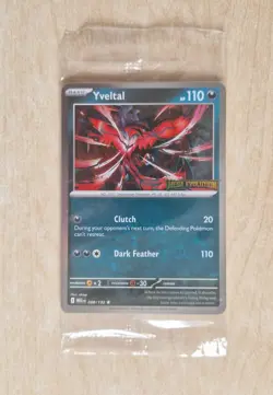 Yveltal 088/132 Sealed Stamped Promo Pokemon Card - 2025 Mega Evolution - Image 1