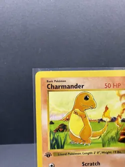 Charmander Pokemon Card - 1st Edition - Base Set - Shadowless - 46/102 LP - Image 2