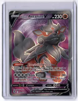 Hisuian Arcanine V (Full Art) 179/195 Ultra Rare Holo NM Pokemon SWSH12: Silver - Image 1