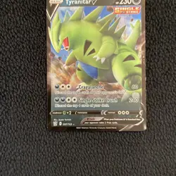 Pokemon TCG Tyranitar V Sword & Shield - Battle Styles 097/163 Holo Ultra Rare - Image 3