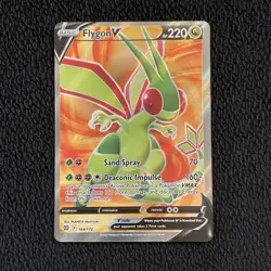 Pokemon TCG Flygon V Sword & Shield: Brilliant Stars 164/172 Holo Ultra Rare-NM - Image 1