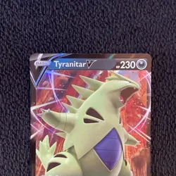 Tyranitar V 158/264 - Fusion Strike - Ultra Rare Holo Pokemon Card Near Mint - Image 2
