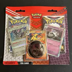 2x Pokemon Silver Tempest Lost Origin Armarouge, Revavroom & Houndstone Blisters - Image 3