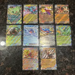 EX Ultra Rare Holo Lot of 10 Pokemon Trading Card Game | NM - LOT B - Image 1