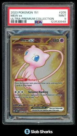 2023 POKEMON SV 151 - MEW EN #205/165 EX HYPER RARE PSA 9 - Image 1