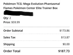 Phantasmal Flames ETB Pokemon Center Exclusive PRESALE 11/14 - Image 2