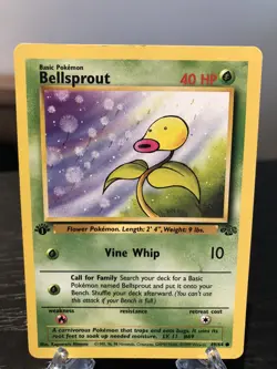 Pokemon TCG Bellsprout Jungle 49/64 Regular 1st Edition Common LP - Image 1