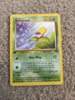Pokemon TCG Bellsprout Jungle 49/64 Regular 1st Edition Common - Image 1