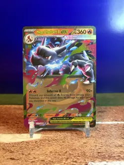 Mega Charizard Ex 013/094 Phantasmal Flames Double Rare Pokemon Card - Image 1