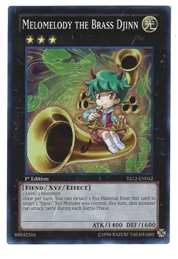 Melomelody the Brass Djinn x1 7/10 LP- XYZ Symphony 1st Yu-GI-Oh! YS12-042-01 - Image 1
