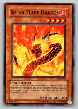 Yu-Gi-Oh! Solar Flare Dragon AST-032 - Image 1