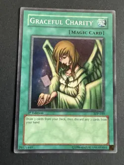 Graceful Charity 1st Edition Super Rare Starter Deck: Pegasus SDP-040 LP - Image 1