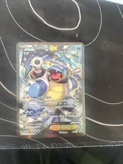 Pokemon TCG Blastoise EX Promo Holo Rare Card XY122 HP/DMG - Image 1