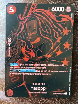 One Piece Card OP-12 OP12 Legacy of The Master OP09-013 SP Yasopp SP - English - Image 2