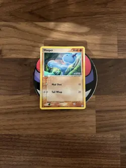 Pokemon TCG Wooper Card Unseen Forces 79/115 Stamped Holo 2005 - Image 1