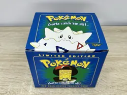 Pokemon 23k Gold Plated Togepi Burger King 1999 Sealed Pokeball Trading Card - Image 1
