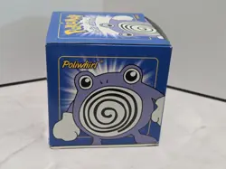 1999 Burger King Pokemon Poliwhirl 23K Gold Plated Card Blue Box Sealed - Image 4