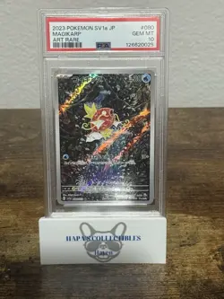 PSA 10 MAGIKARP Pokemon Card Japanese 080/073 SV1a Triple Beat AR Alt Art 2023 - Image 1