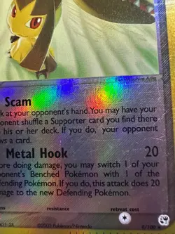 Pokemon EX Sandstorm Mawile Reverse Holo Rare Card 9/100 LP - Image 4