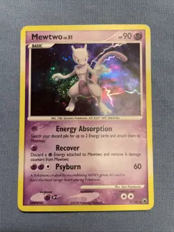 Pokemon TCG Mewtwo LV. 51 Majestic Dawn Holo Rare Card 9/100 MP Condition - Image 1