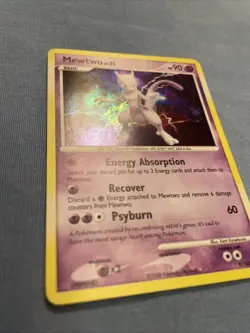 Pokemon TCG Mewtwo LV. 51 Majestic Dawn Holo Rare Card 9/100 MP Condition - Image 3