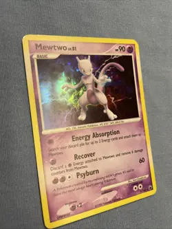 Pokemon TCG Mewtwo LV. 51 Majestic Dawn Holo Rare Card 9/100 MP Condition - Image 4