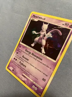 Pokemon TCG Mewtwo LV. 51 Majestic Dawn Holo Rare Card 9/100 MP Condition - Image 5