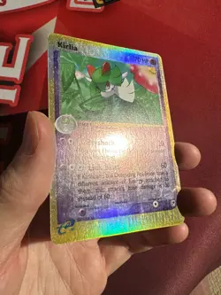 KIRLIA 40/100 EX Sandstorm REVERSE HOLO RH Pokemon TCG card NM+ - Image 2