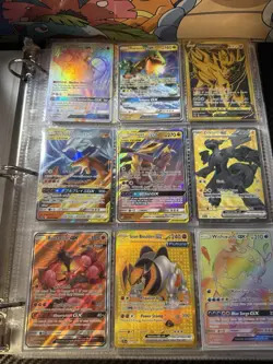 Pokemon Card Binder Collection Lot Ultra Rare Tag Team GX EX Promo Charizard TCG - Image 1
