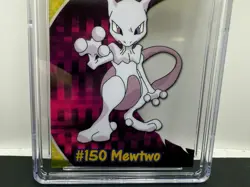 CGC 10 GEM MINT Pokemon Mewtwo Topps Clear Card PC5 2000 TV Animation - Image 4