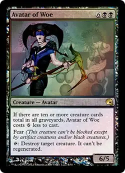 Avatar of Woe -Foil Near Mint MTG Premium Deck Series: Graveborn - Image 1