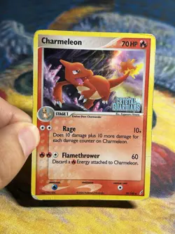 Charmeleon 29/100 EX Crystal Guardians Reverse Holo Stamped Pokemon Card 2006 MP - Image 3
