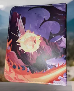 3 Ring, 4 Pocket, 55 Page Trading Card Binder (Very Small Indent On The Back) - Image 3