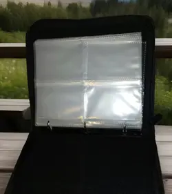 3 Ring, 4 Pocket, 55 Page Trading Card Binder (Very Small Indent On The Back) - Image 4