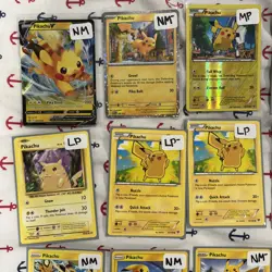 Pokemon TCG PIKACHU LOT OF 13 CONDITIONS LISTED ON CARDS SLEEVES INCLUDED - Image 2