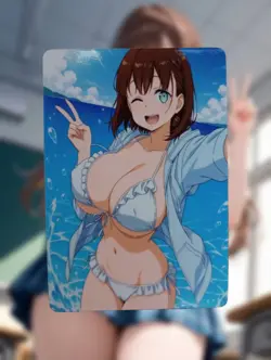 Ai-chan Getsuyoubi no Tawawa Anime Waifu Sexy Goddess Doujin Lewd Hentai Card - Image 1