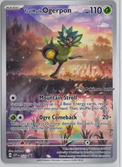 Teal Mask Ogerpon 123 Sv: Scarlet & Violet Promo Cards Holo - Image 1