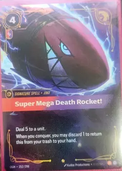 ~ Super Mega Death Rocket! ~ Foil ~ Riftbound: Origins English - Image 1